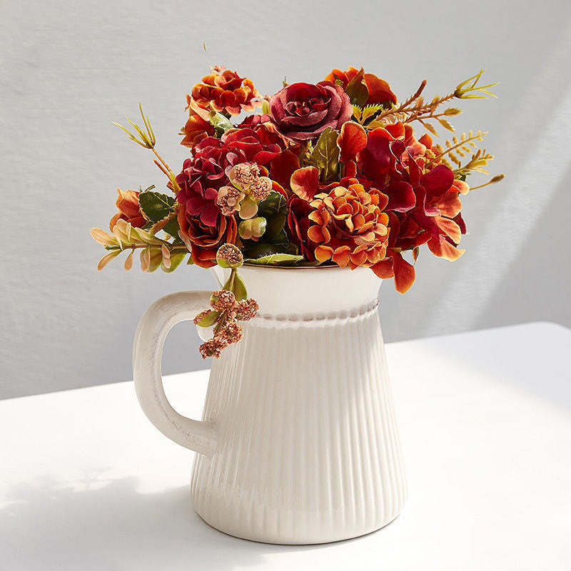 Ceramic Modern Vase for Living Room Floral Decor - Multi Styles
