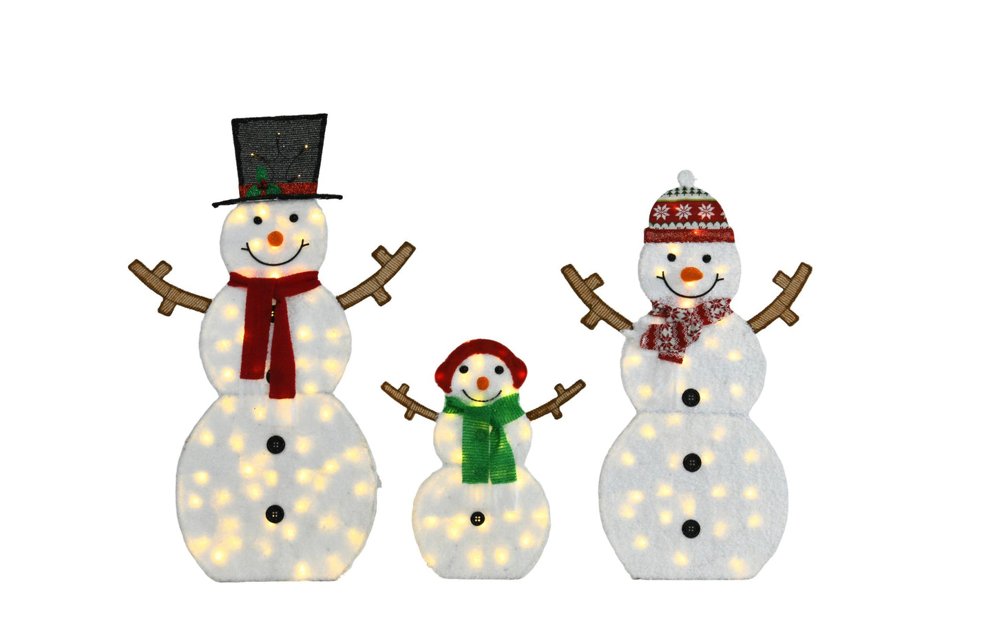 Snowman-Shaped LED Lights for Festive Indoor & Outdoor Decor