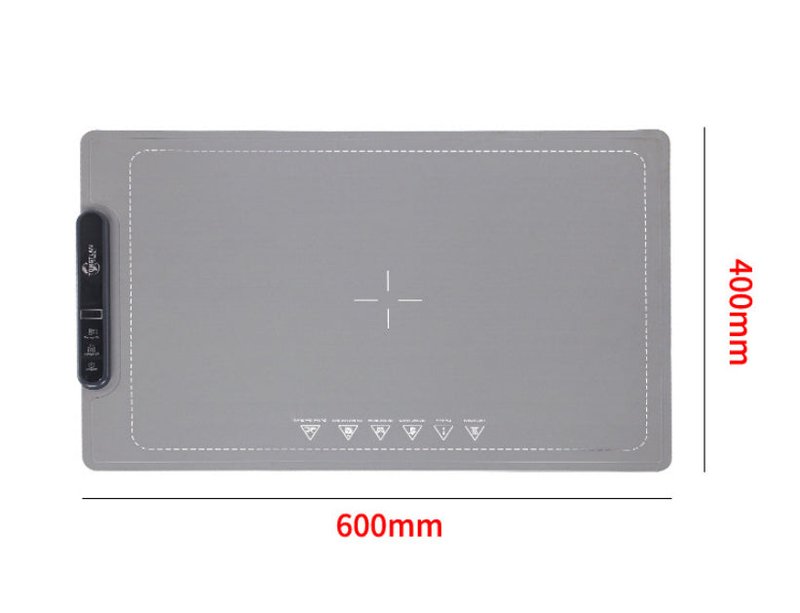 Silicone Dish Warming Plate Insulation Board for Kitchen Heating - Blue Gray