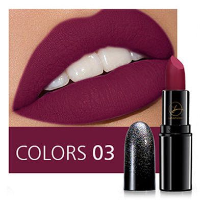 Matte Long-Lasting Lipstick with Moisturizing Formula - Multiple Styles
