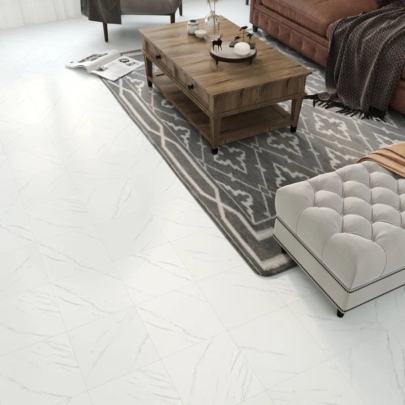 Peel and Stick Vinyl Floor Tiles - 36 Sq. Ft. - 12x12 Inches