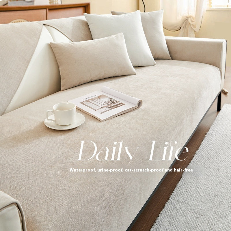 Waterproof Sofa Cushion Cover Non-Slip Leakproof Protectant for Home & Garden