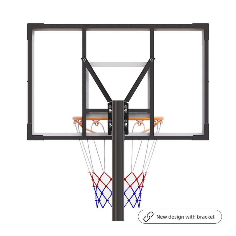 Adjustable Portable Basketball Hoop 5.25-8.53 Ft with Wheels
