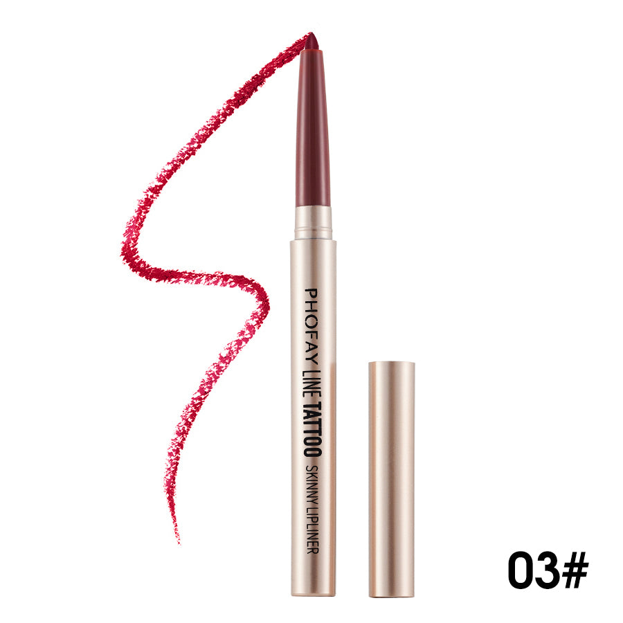 Waterproof Lip Liner Pencil - Long Lasting Contour and Definition