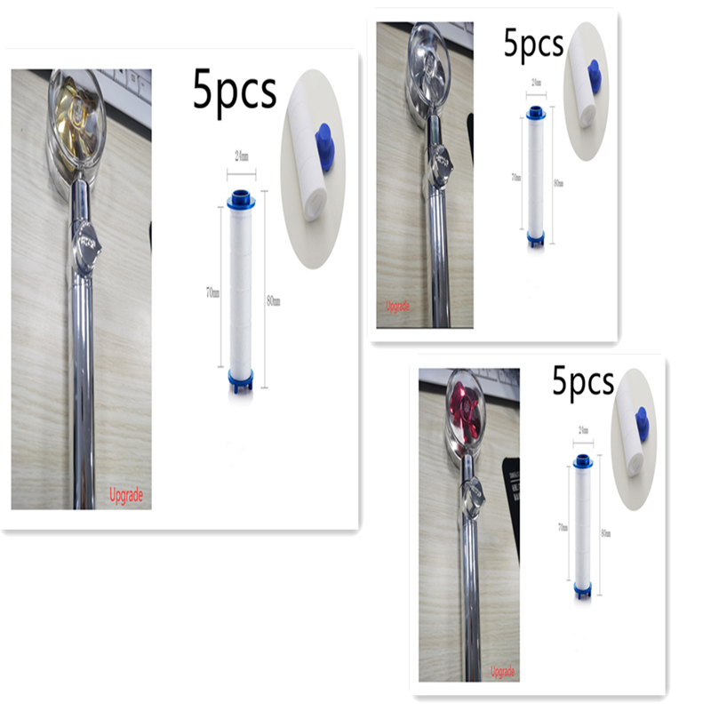 High Pressure Turbo Shower Head with Water Saving Feature & 360° Fan Extension