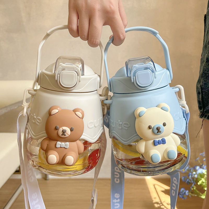 Large Capacity Children's Tea Kettle with Filter and Cup - 1.3L