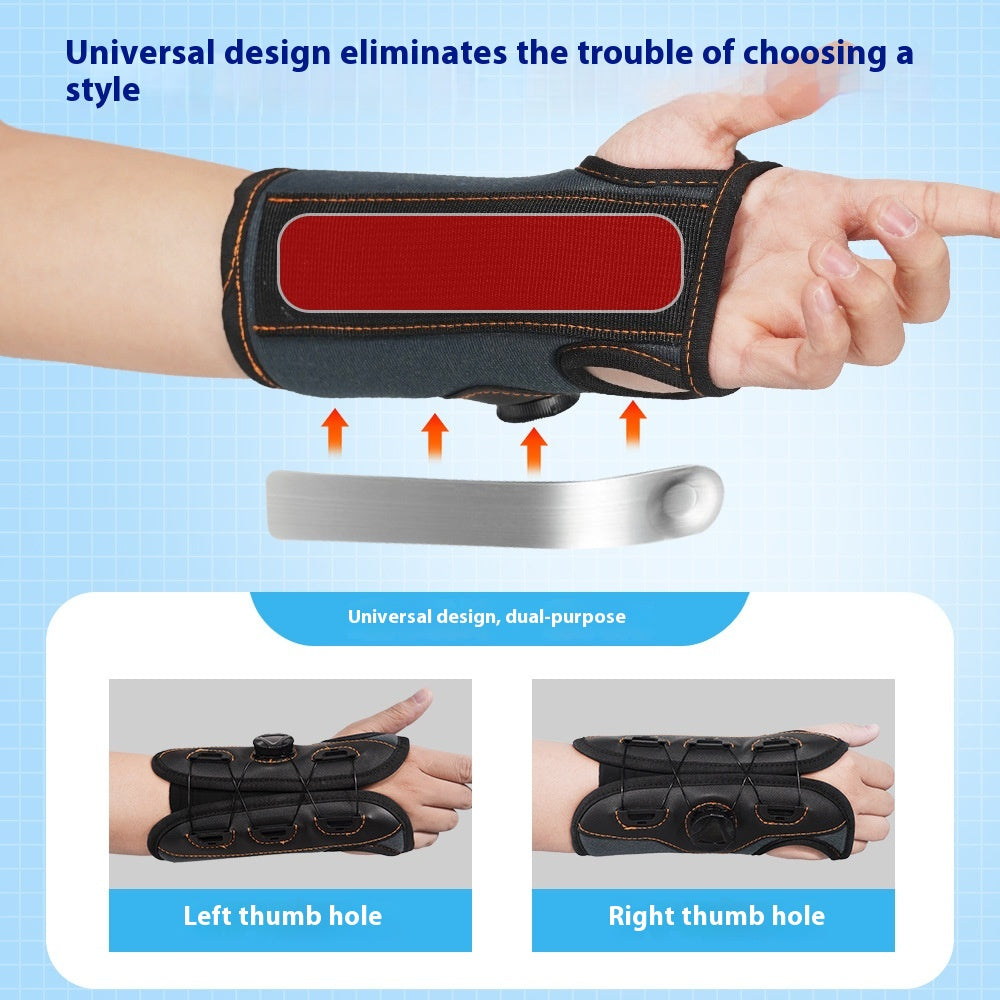 Adjustable Athletic Wrist Guard - Black