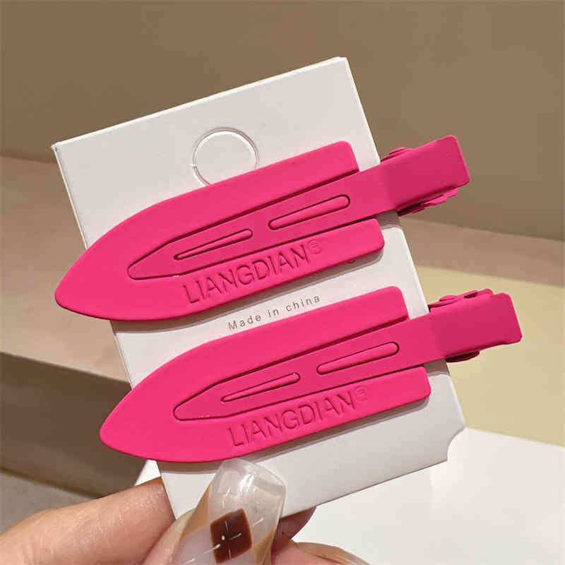 Hair Barrettes Seamless 7cm Clip Pair