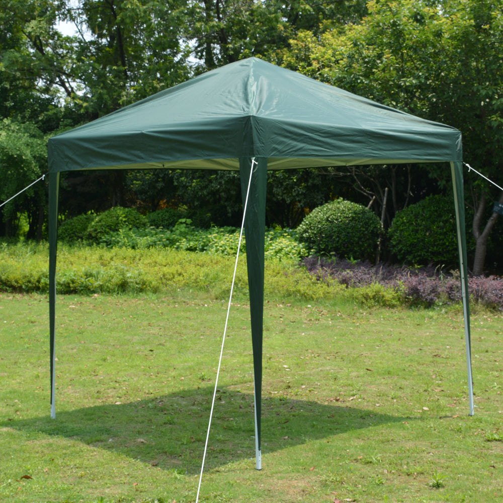 Green Waterproof Folding Tent - 2x2m for Outdoor Events