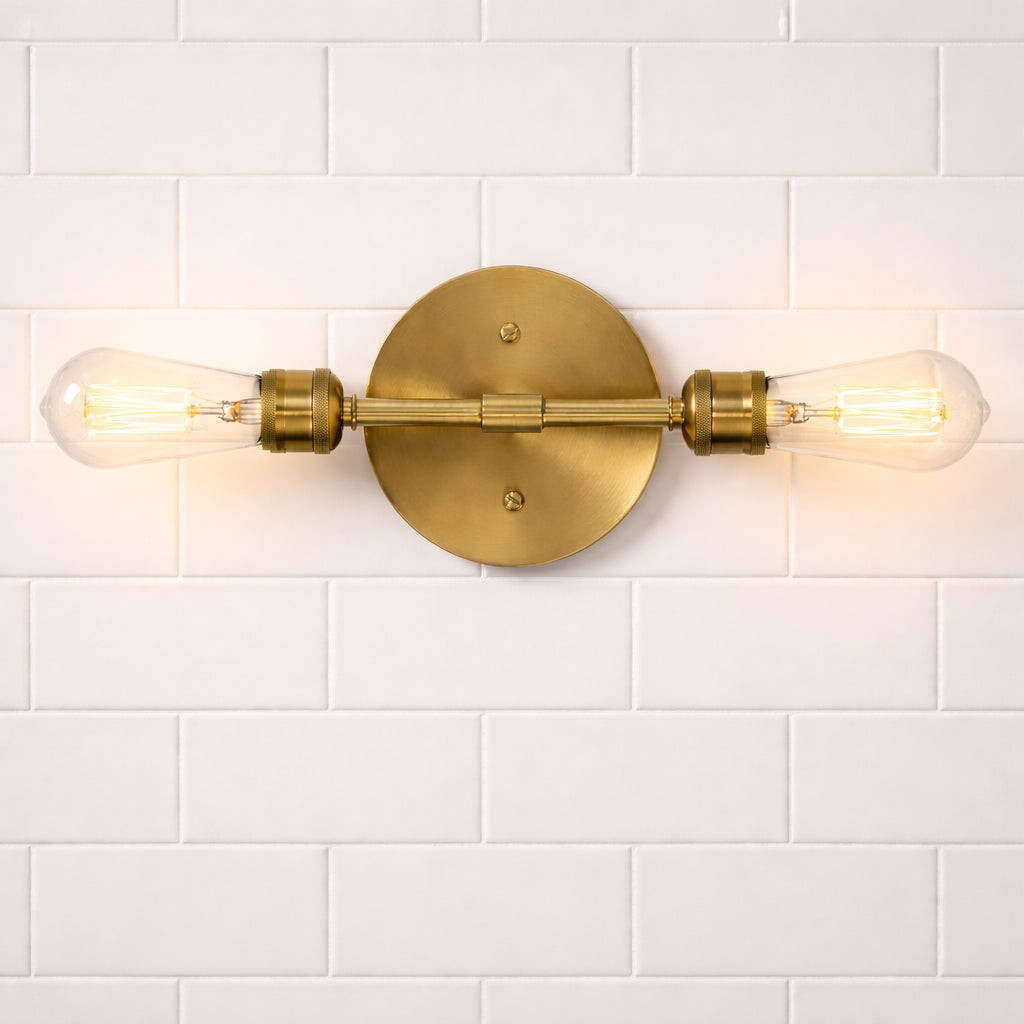 Reverie Double Lights Bathroom Wall Sconce Over Mirror Bedroom