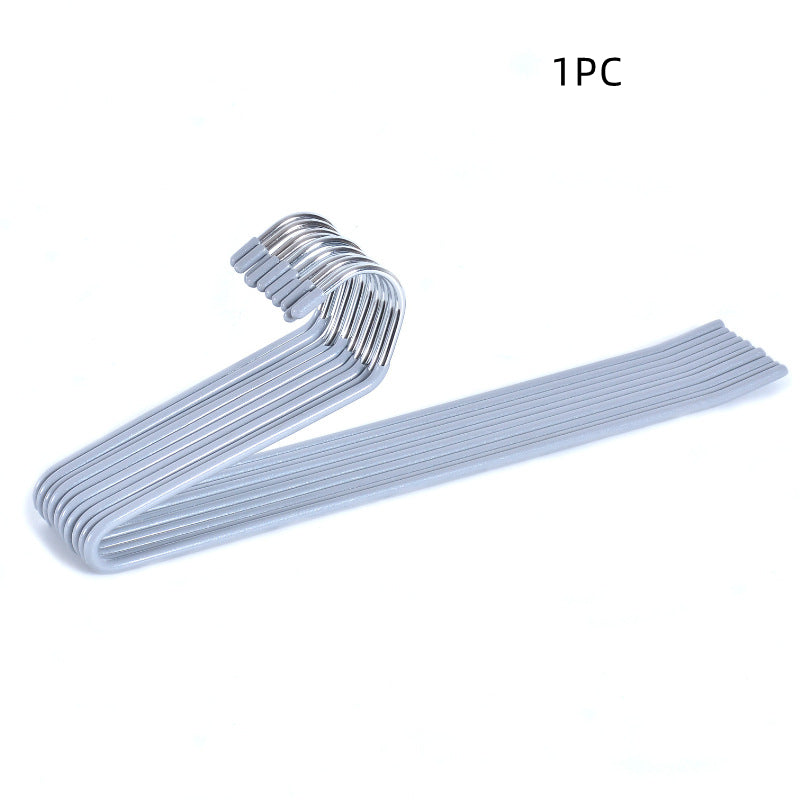 Z-Shaped Pant Rack Clothes Holder Anti-Slip Dryer Hanger for Wardrobe
