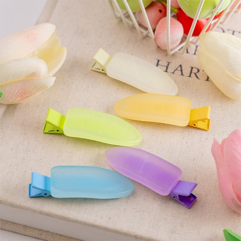 Colorful Ice Cream-Shaped Water Drop Hair Clip for Girls - Playful Hair Accessory
