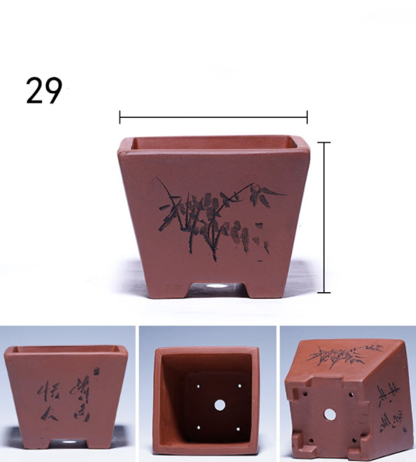 Purple Sand Flowerpot Tray for Yixing Pots - Garden & Home Storage