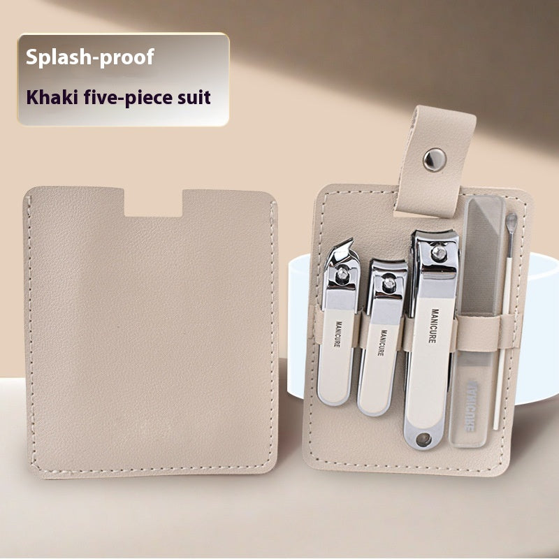 Nail Clippers Set 6 Pieces Anti-Splash Large Opening Manicure Tool