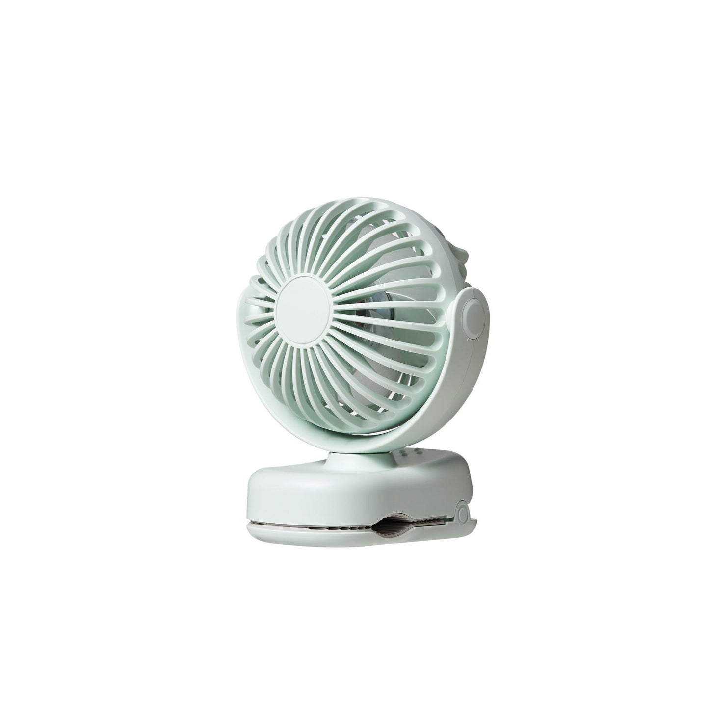 USB Clip-On Fan with 360° Adjustable Head Rechargeable Battery Quiet Operation