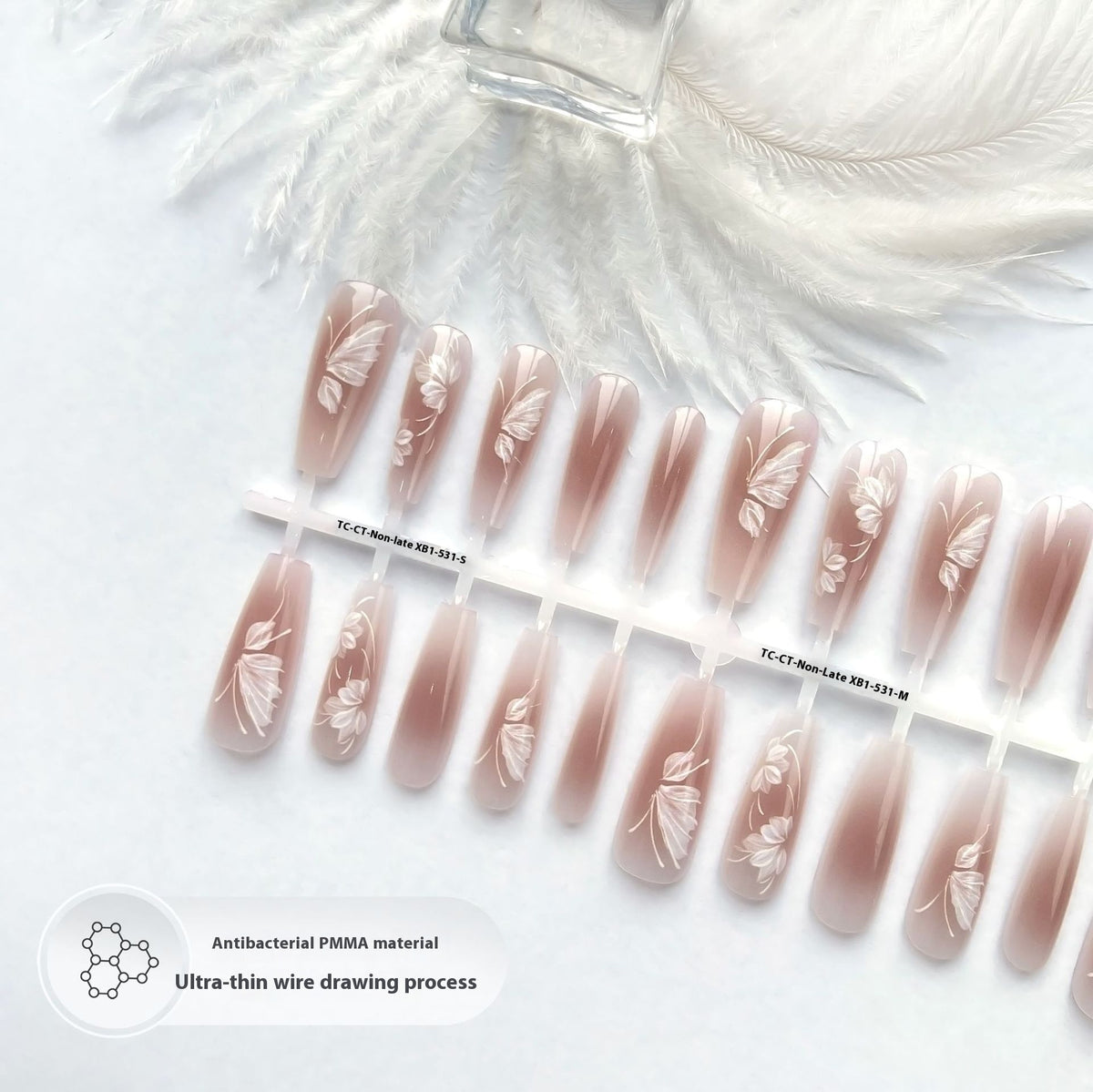 Ancient Style Wind Nail Art Stickers for Elegant Manicures - Bright Surface