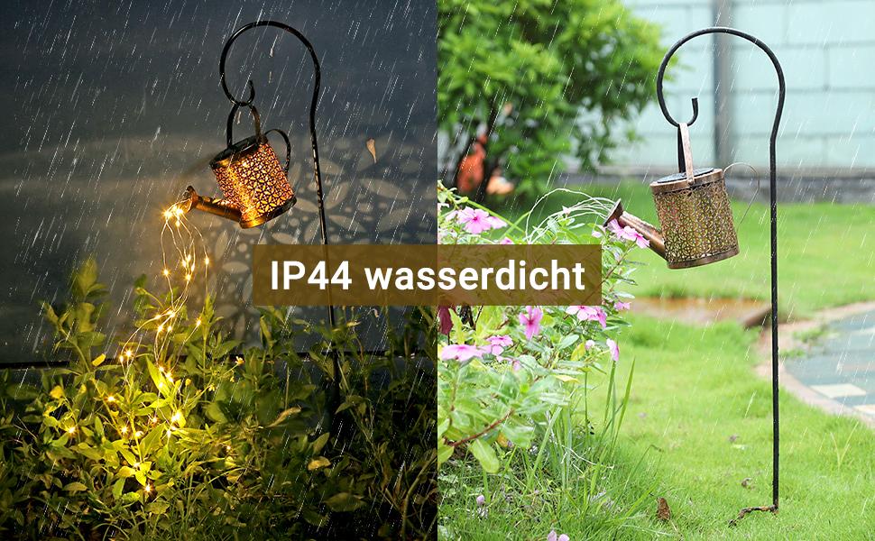 2-Pack Solar Watering Can String Lights - Outdoor Garden Decor