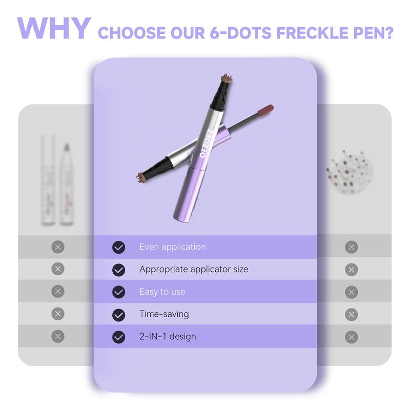 Freckle Pen & Blush Repair Set - Two-in-One Makeup Tool