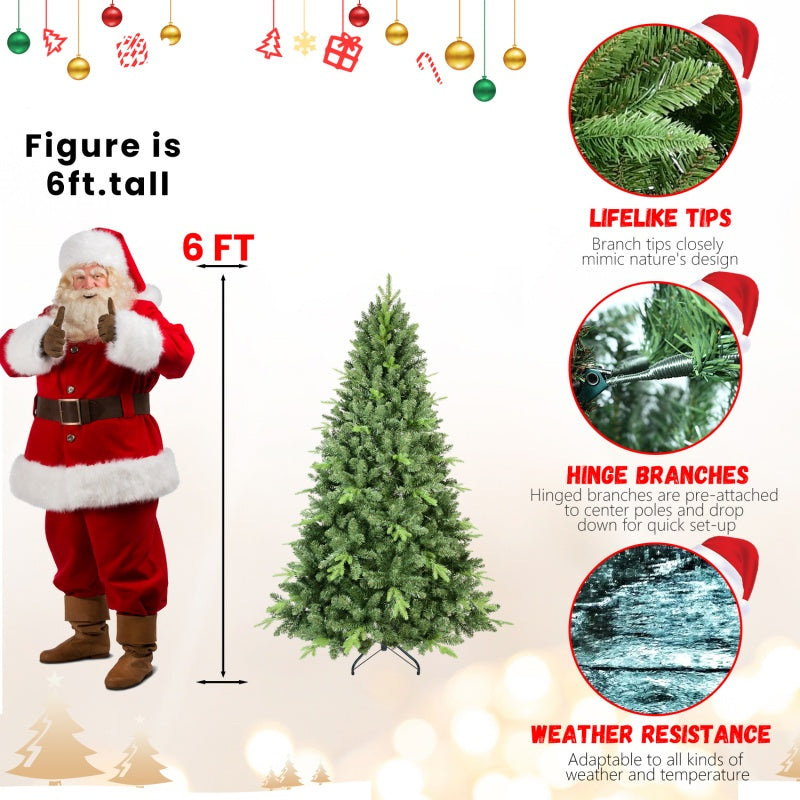 Artificial Christmas Tree - PE/PVC Mixed with Memory Wire