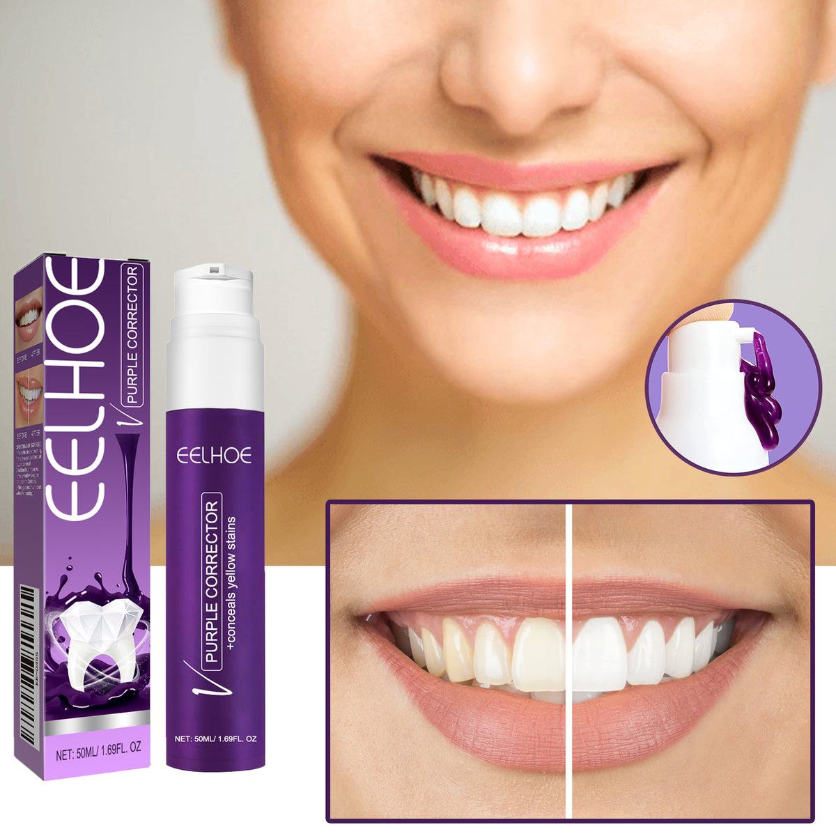 Purple Whitening Toothpaste 50ml