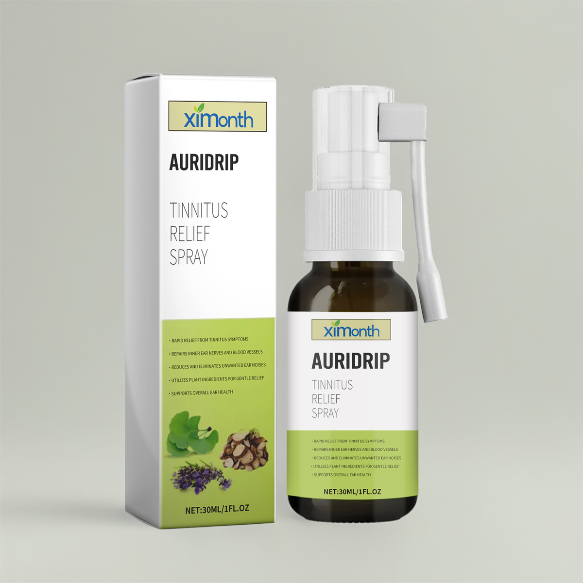 Ear Soothing Spray 30ml for Ear Relief & Tinnitus Relief - Gentle Ear Care Solution