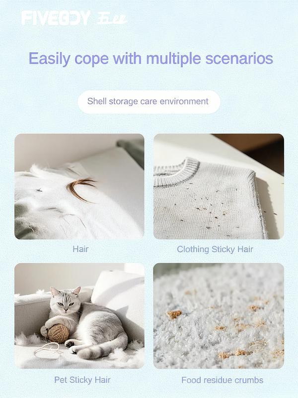 Portable Pet Hair Remover - Reusable Pocket-Sized Lint Roller