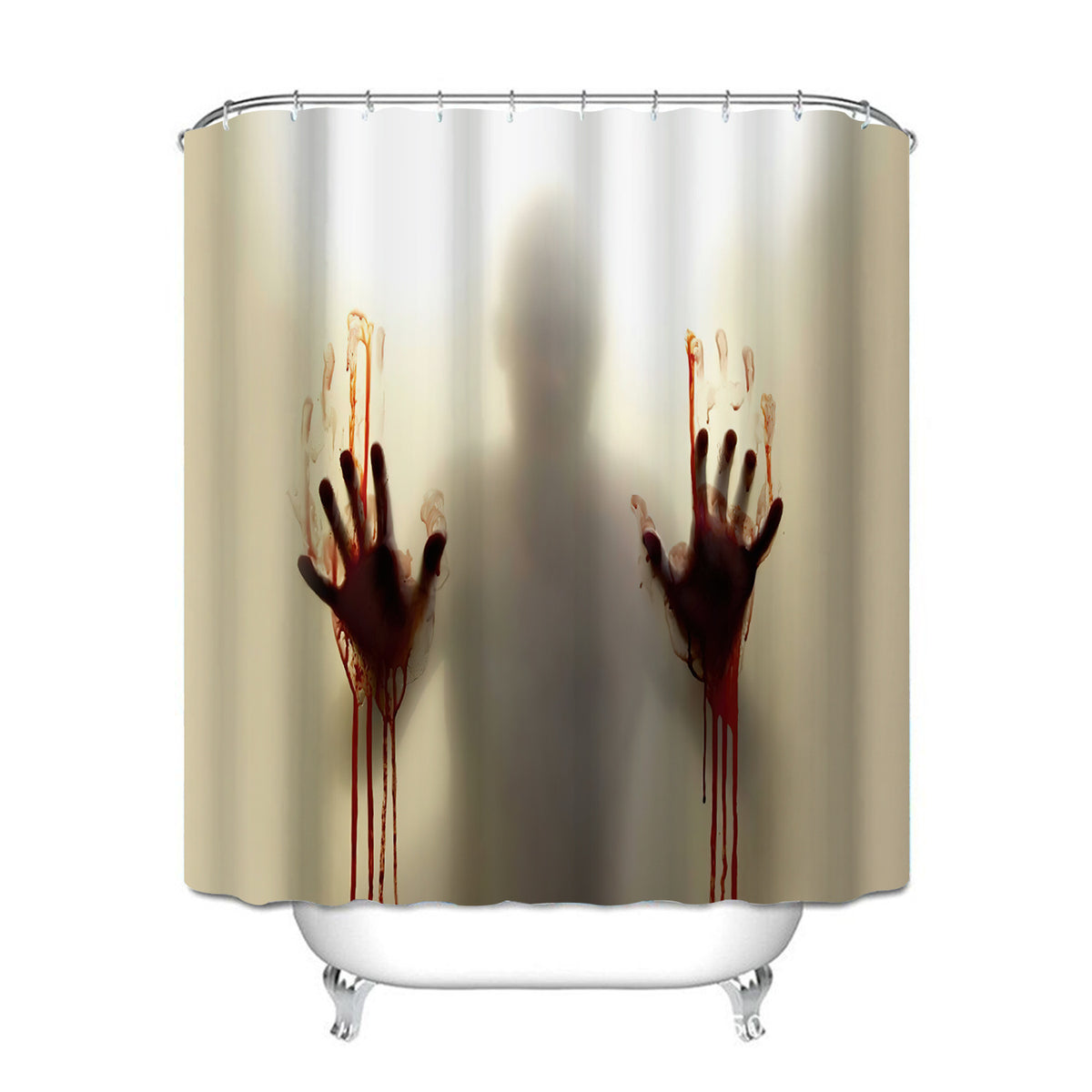 Waterproof Shower Curtain with Mildew Resistance - Cross Border North