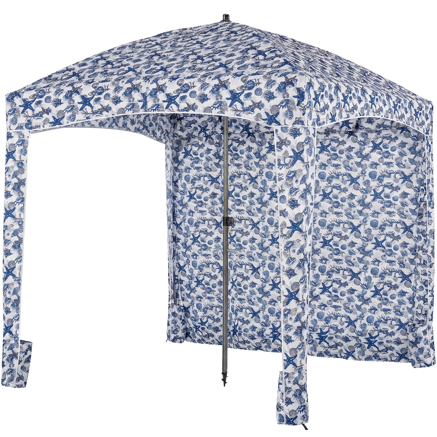 Portable Beach Sunshade Tent with Detachable Side Walls - 6ft