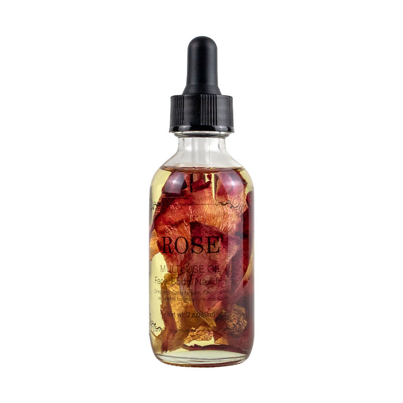 Massage Oil with Dried Flowers - Multi-Scent