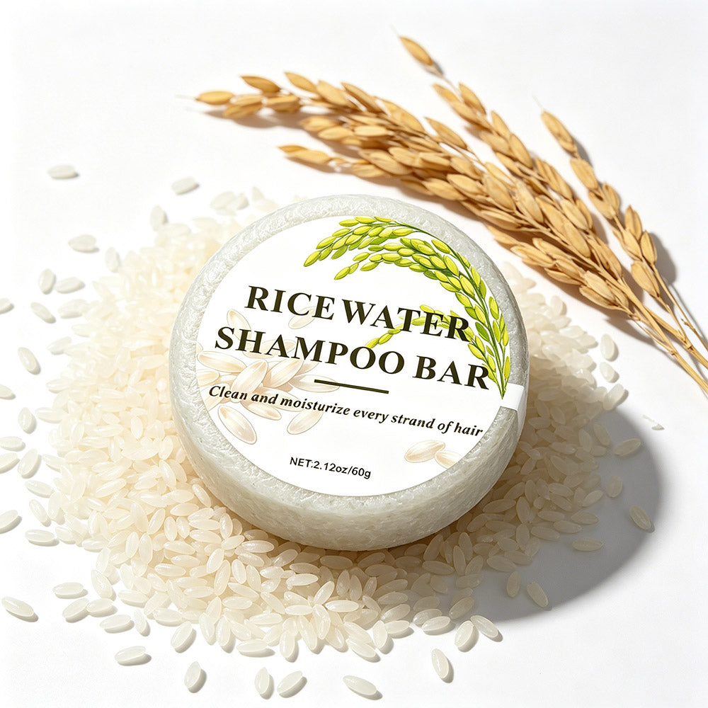Rice Shampoo Bar 60g - Gentle Hair & Body Care