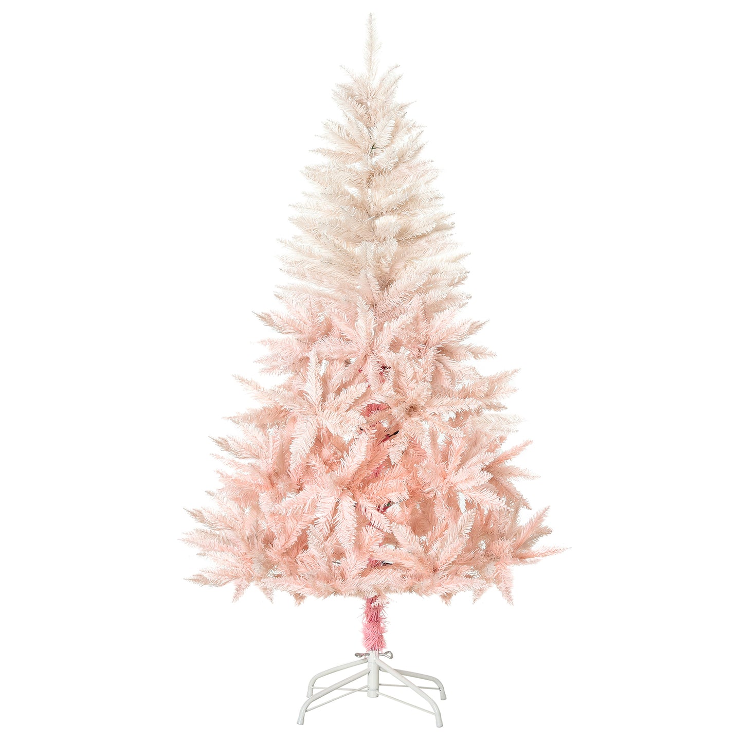 7ft Pink Unlit Spruce Artificial Christmas Tree with 1000 Tips