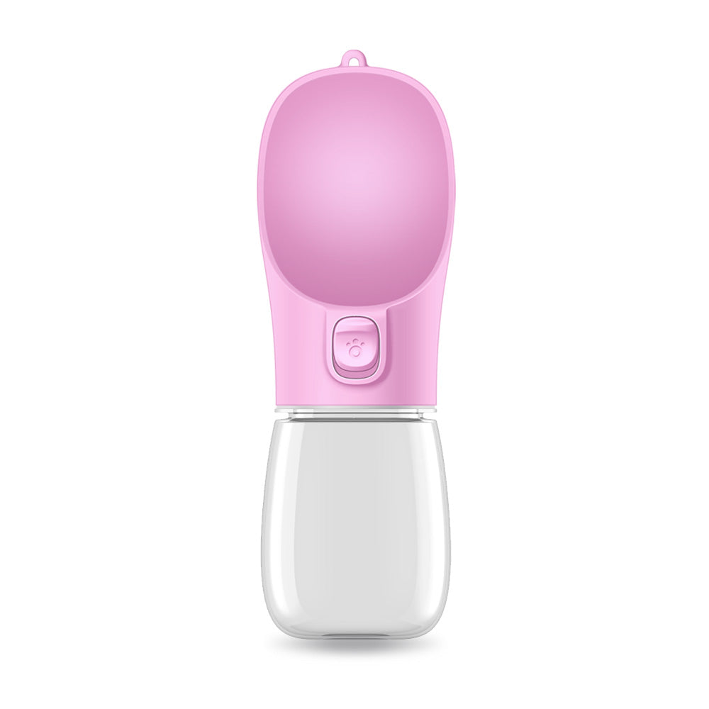 Portable Pet Water Cup with Button Dispenser - Travel Drinking Bottle