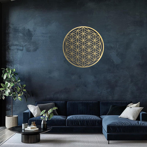 Integrated Lotus Aluminum Wall Art - Floral Home Decor