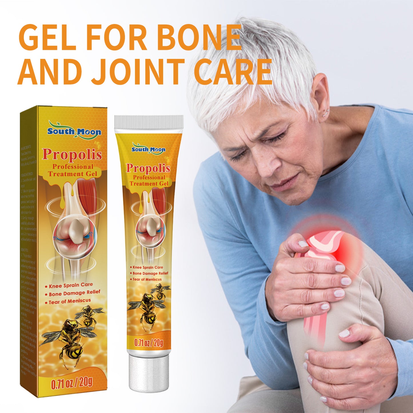 Joint Care Relief Gel - Soothing Massage Cream for Knees, Back & Neck