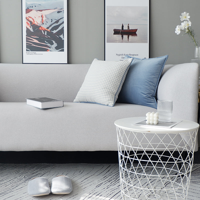 Modern Blue Throw Pillow Cover 45x45cm Sofa Cushion Cover Nordic Style