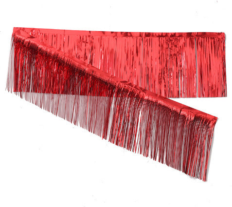 Festive Tinsel Curtain Tassel Banner for Celebrations Home Decor