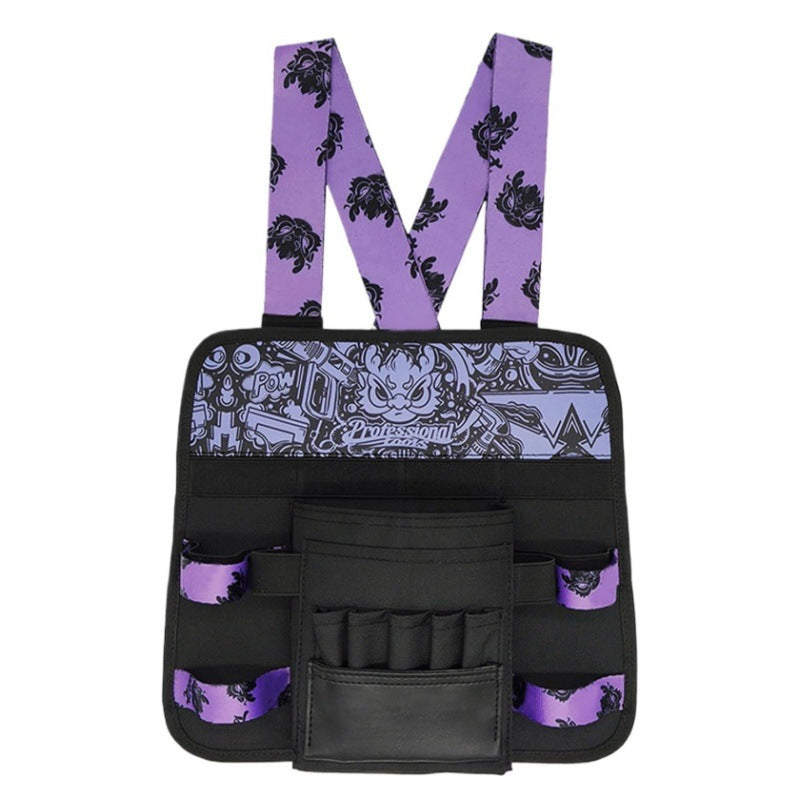 Large Waterproof Storage Bag 12 Inch Oxford Cloth Black and Purple