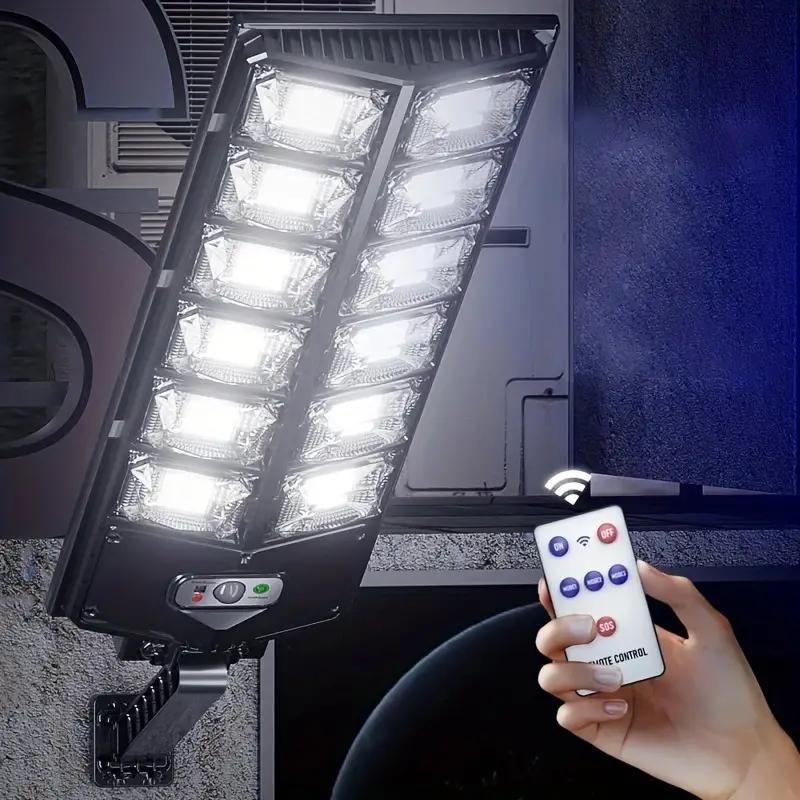Solar Street Light 360 LED Ultra-Bright Outdoor Garden Lighting - Daylight Mode