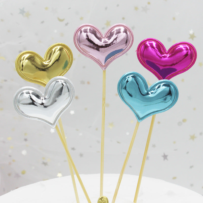 Bright Peach Heart Pentagram Crown 5 Pack Party Masks for Celebrations