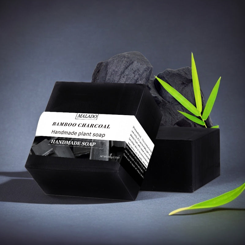 Bamboo Charcoal Bar Soap - 100g