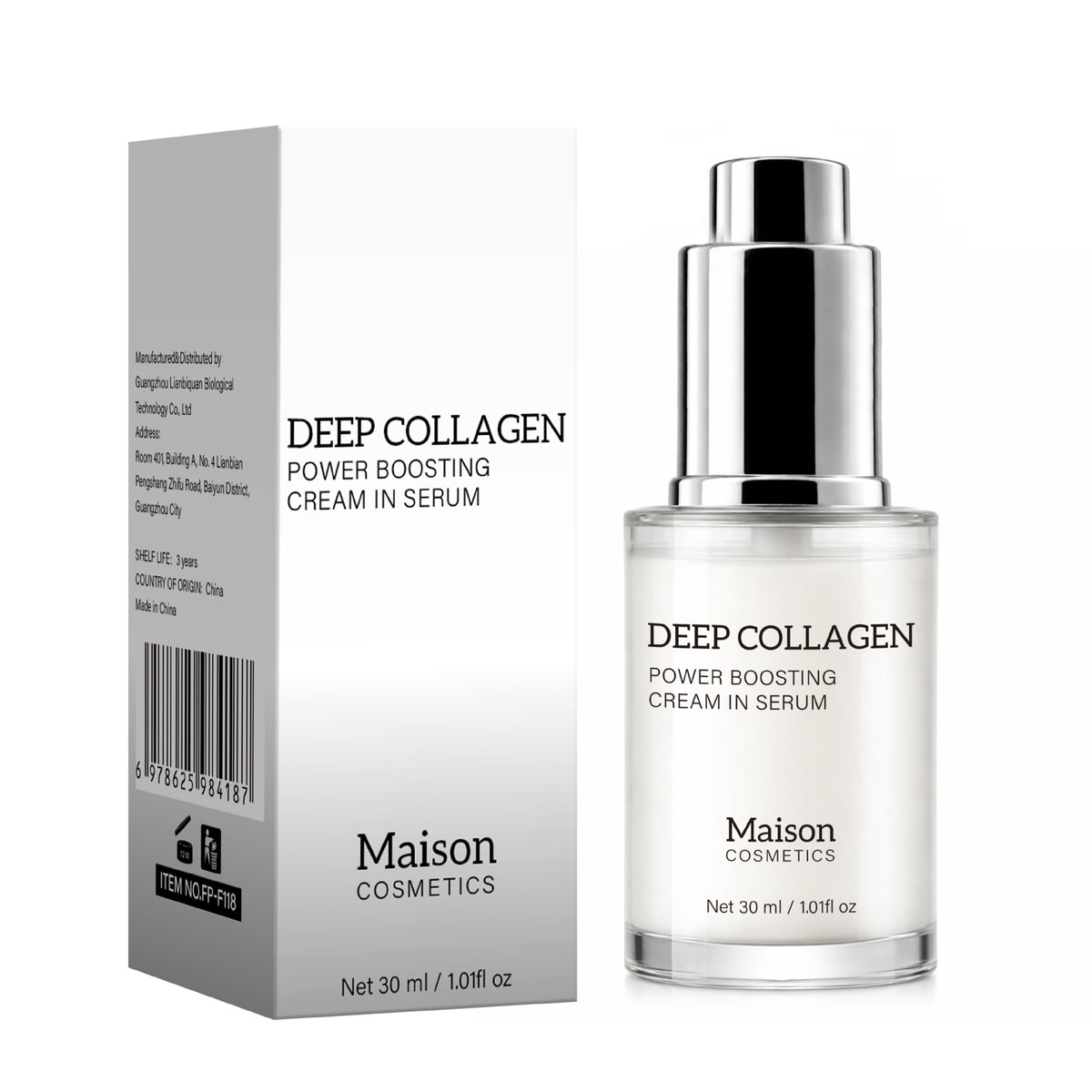 Deep Collagen Boosting Serum Cream 30ML for Skin Rejuvenation