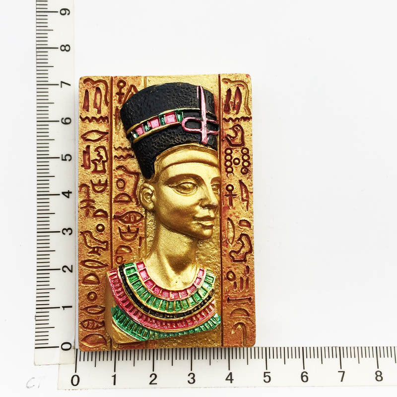 Egyptian Culture Magnetic Refrigerator Magnets Set - Classic & Landmark Designs