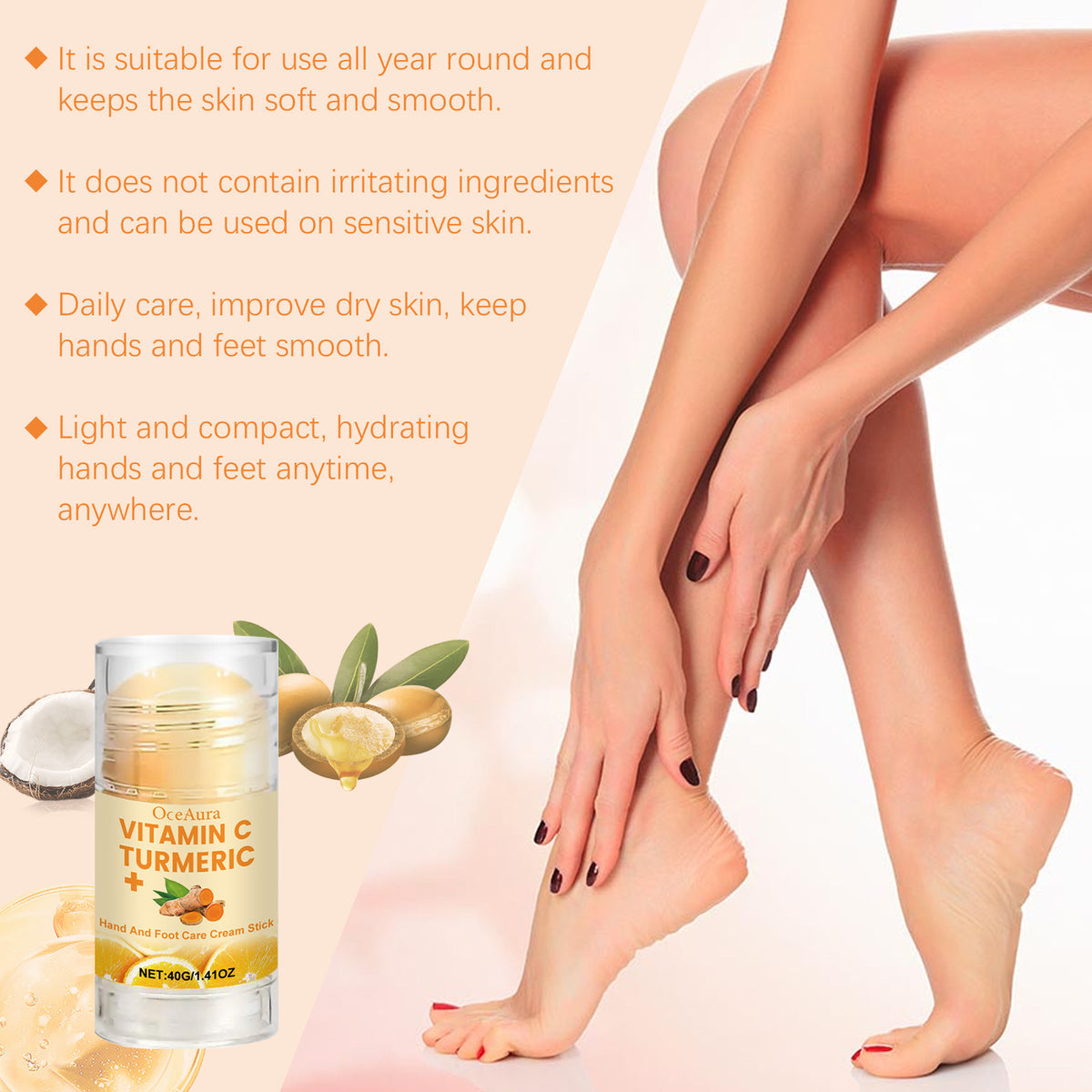 Nourishing, Hydrating And Moisturizing Hands Feet Neck Cream
