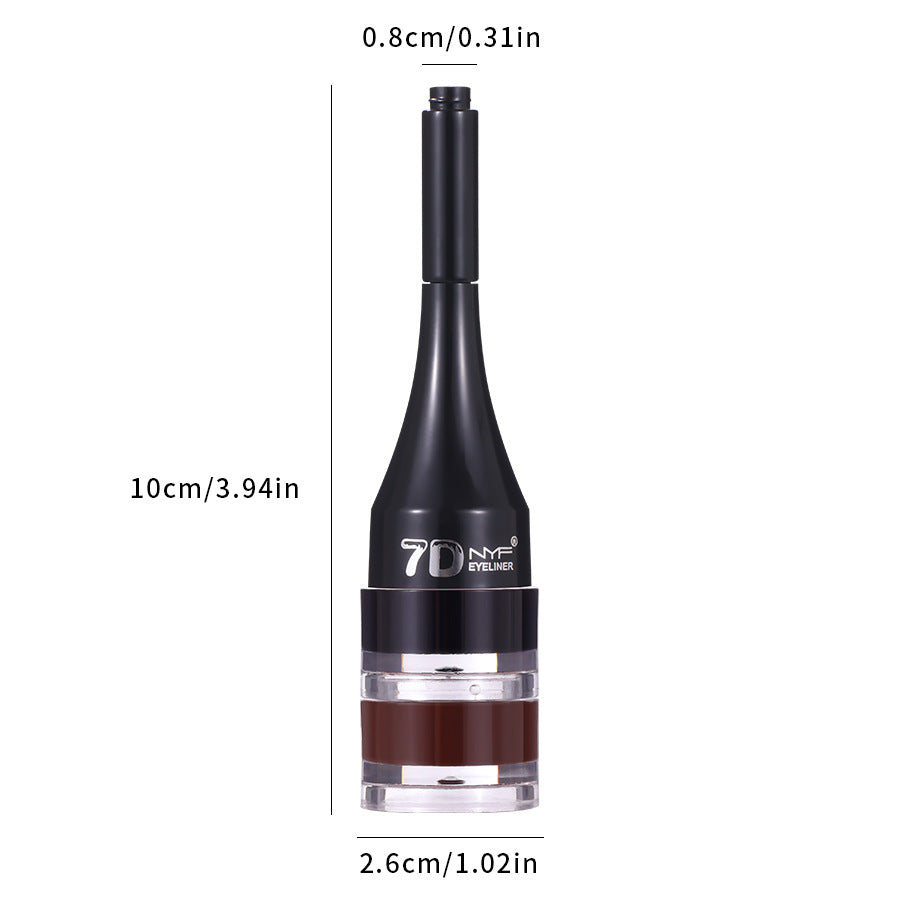 Waterproof Eyeliner and Eyebrow Pencil - Not Smudge, 2g, Black/Brown