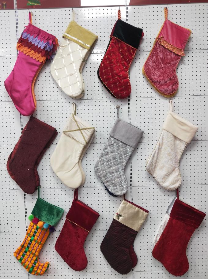 Large Christmas Stocking Ornament for Holiday Decor - 20 Inch European Style
