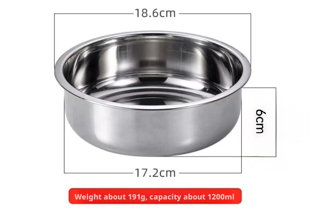 Round Stainless Steel Cake Plate 20.8x19.2x6cm for Dessert Display