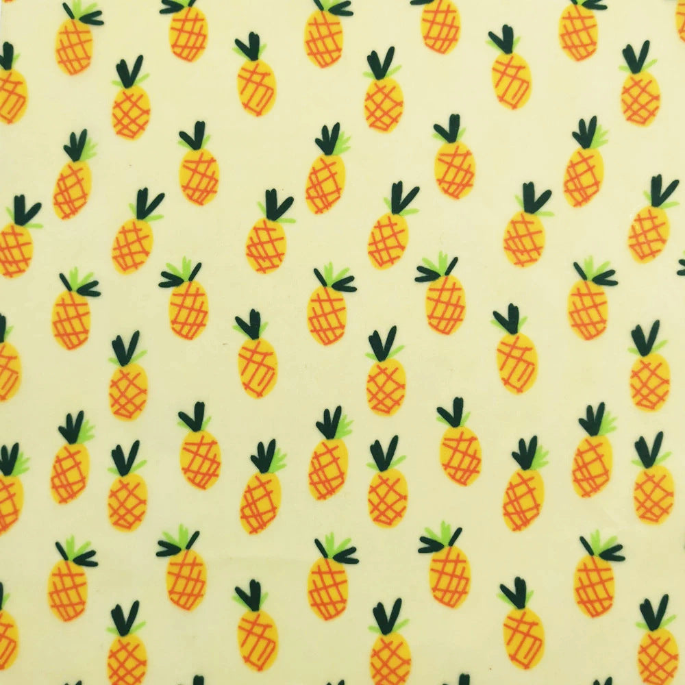 Reusable Organic Cotton Beeswax Food Wraps - Eco-Friendly Kitchen Food Storage