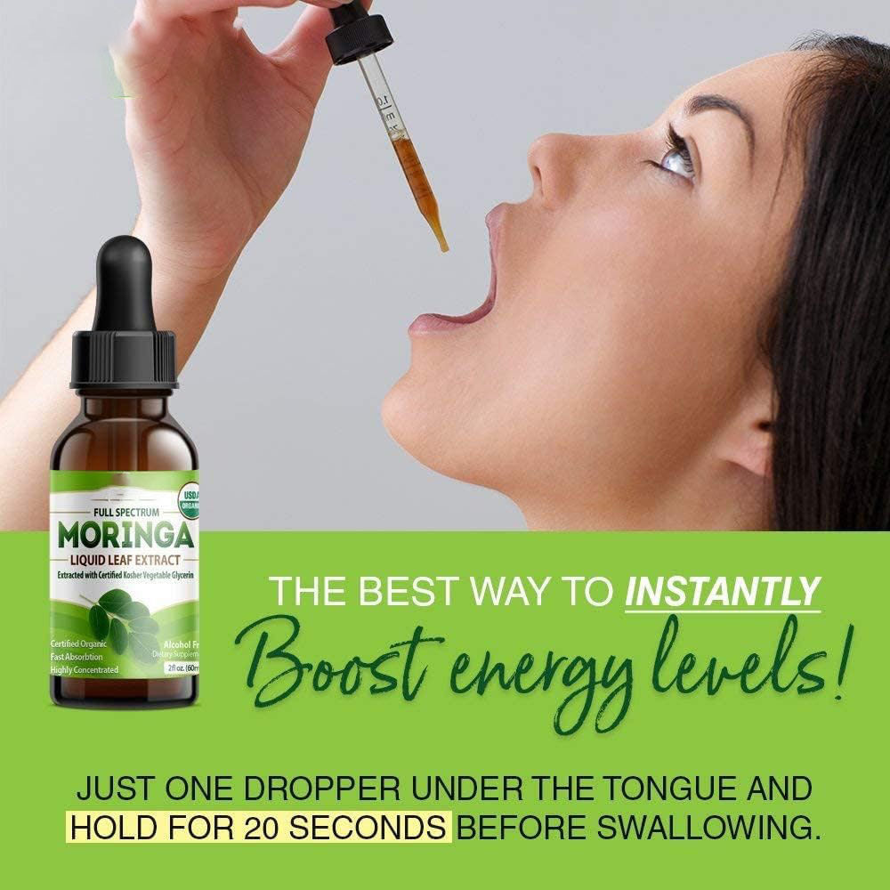 Moringa Leaf Powder Drops 60ml