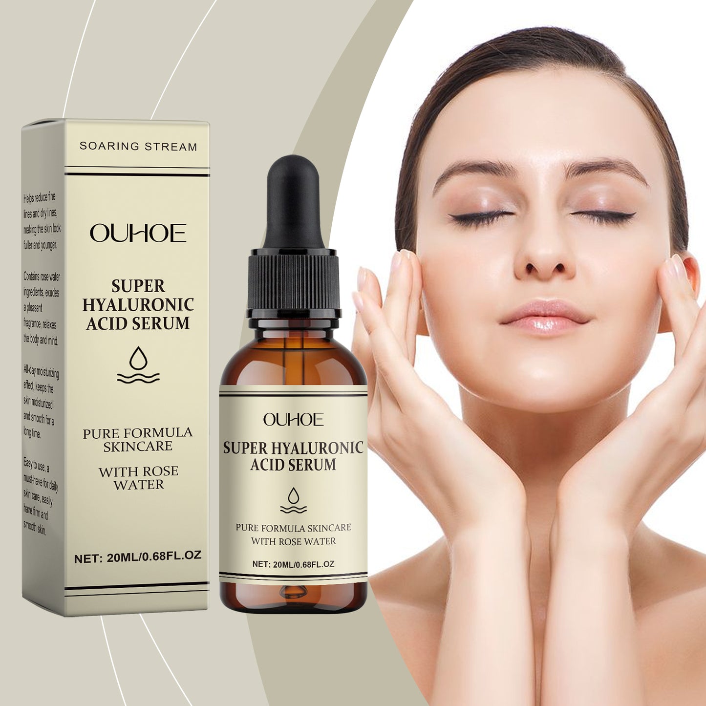 Firming Facial Essence Serum with Collagen & Peptides - 20ml