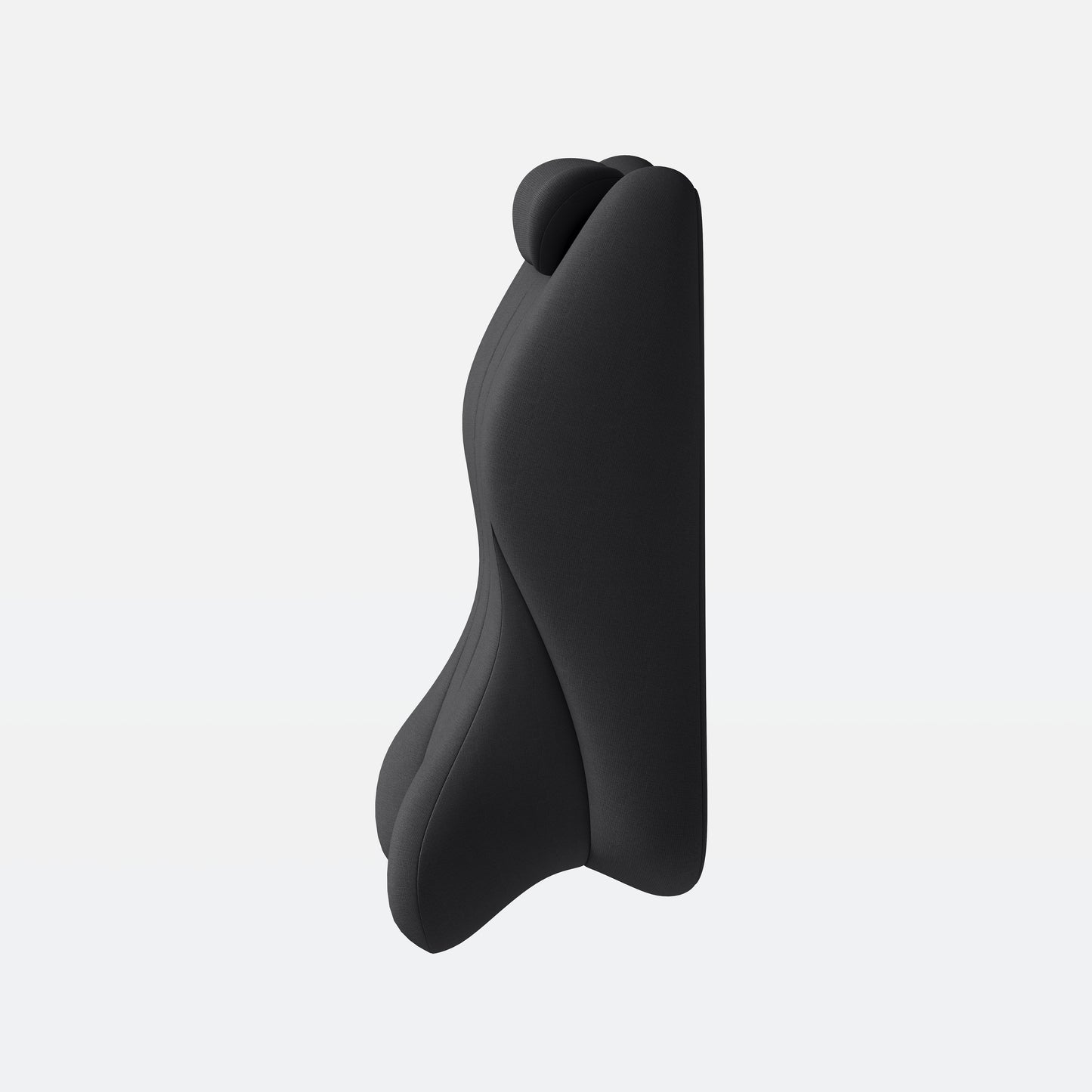 Ergonomic Memory Foam Support Pillow for Couples - Black